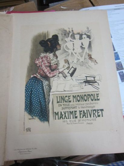 null Revue "Les maîtres de l'Affiche" juin 1896 tirée en 100 exemplaires sur papier...